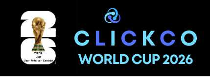 Logo polla world cup 2026 Clickco